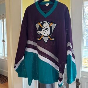 Vintage Mighty Ducks Hockey Jersey - Size XL